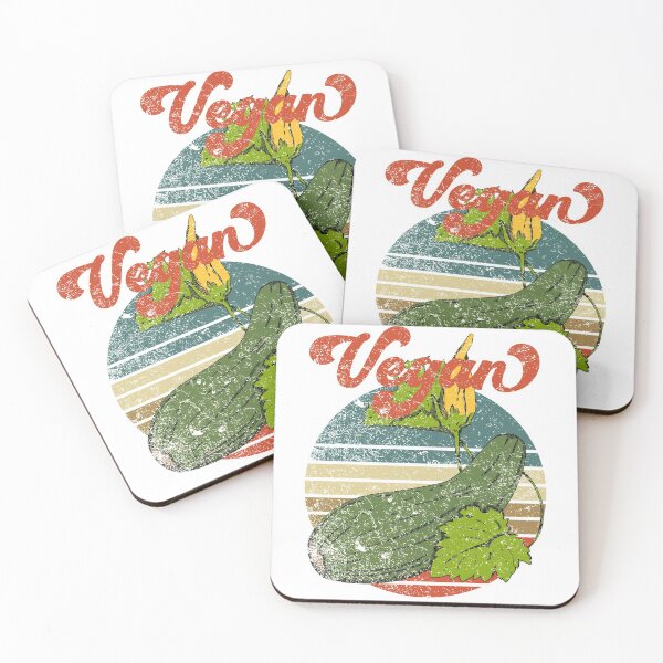 Item preview, Retro grunge zucchini garden vegan gift idea designed and sold by LuminOrb.