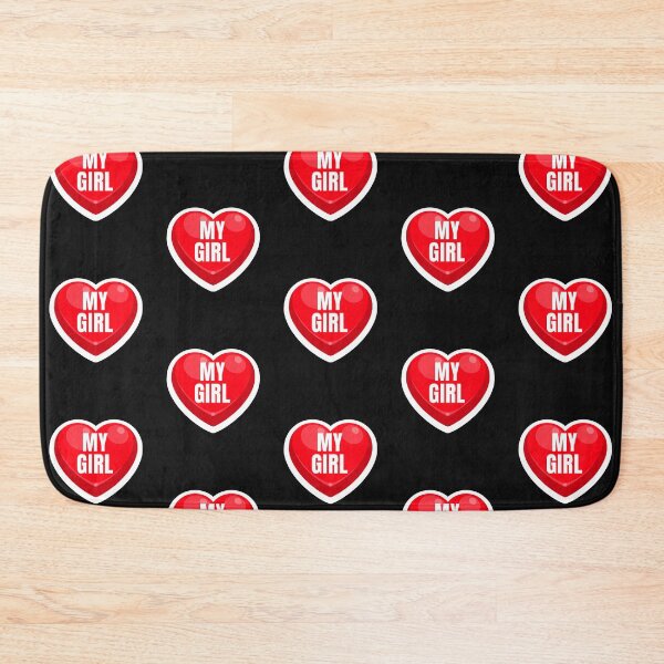 Item preview, My Girl Valentine Candy Hearts, Valentine Conversation Red Heart, My Girl designed and sold by DiscGolfTees.