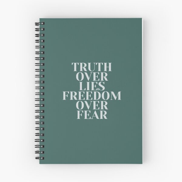 Item preview, Truth over lies, freedom over fear designed and sold by NomadMessenger.