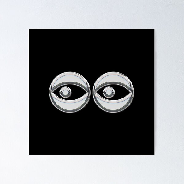 Item preview, Eyes Symbol Chrome II designed and sold by Samuel Restorick.
