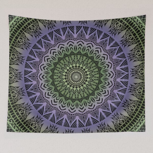 Item preview, Mandala design in olive and lila colors designed and sold by MandalaStone.