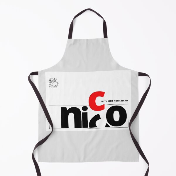 Item preview, NICO gig concert poster Paris modern style designed and sold by adrienne75.