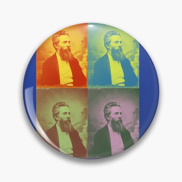 Item preview, Herman Melville in Pop Art colors designed and sold by Pelikancrazy.