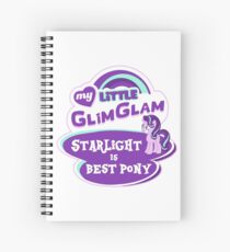 Starlight Glimmer - Logo - Best Pony Spiral Notebook