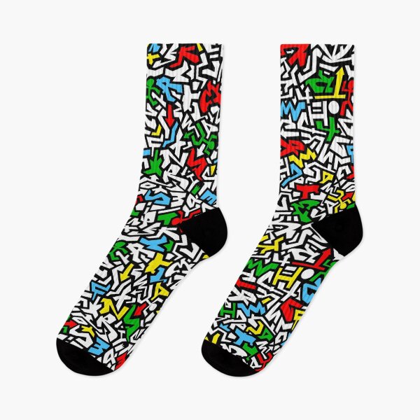 Item preview, colorful pattern, seamless graffiti sketch pattern, doodle, scribble  designed and sold by ohaniki.