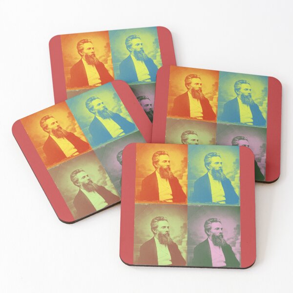 Item preview, Herman Melville in Pop Art colors designed and sold by Pelikancrazy.