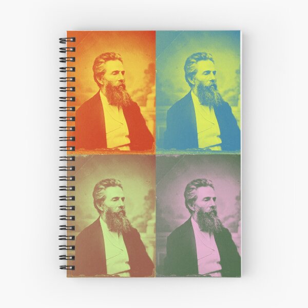 Item preview, Herman Melville in Pop Art colors designed and sold by Pelikancrazy.