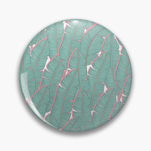Item preview, Gray-turquoise banana leaves designed and sold by fowons.