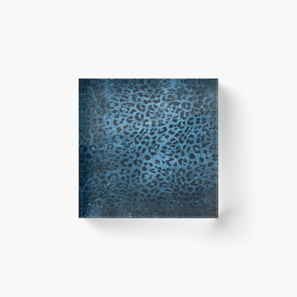 Item preview, Distressed Blue Leopard Print designed and sold by RossWilson12.