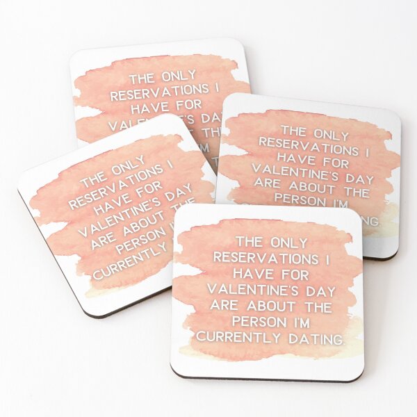 Item preview, Funny Valentine's Day Quote - Valentine's Day Reservations designed and sold by Irelene.
