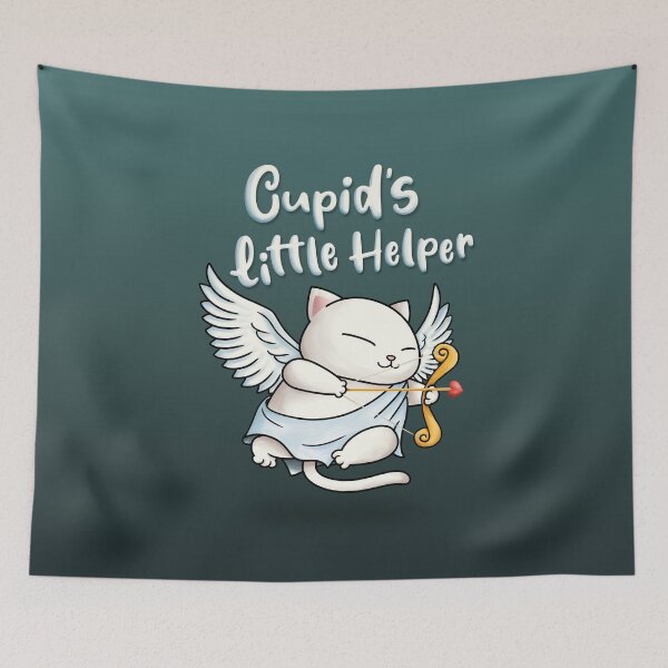 Item preview, Cupid's Little Helper Cat designed and sold by Takeda-art.