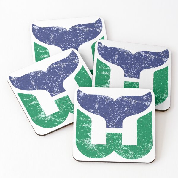Item preview, Hartford Whalers Distressed Logo - Defunct Hockey Team - 1979-1997 Expansion Team for Connecticut - Strike Up The Brass Bonanza designed and sold by SolissDesigns.