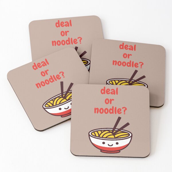 Item preview, Deal or Noodle? Deal or No Deal Pun designed and sold by GoodMoodFood.