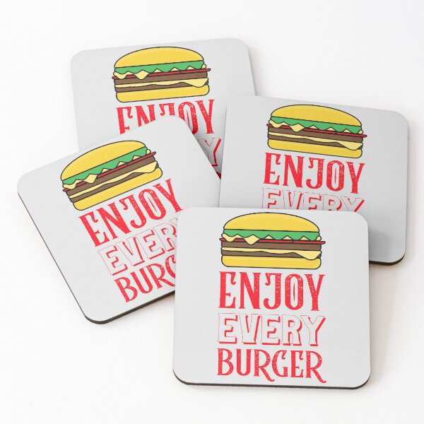 Item preview, Enjoy Your Burger sticker Design  designed and sold by PositiveStudio.