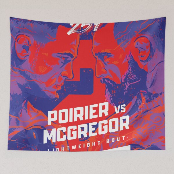 Item preview, UFC 257 - Poirier vs McGregor 2 - Red - Poster Series designed and sold by Getting  Smashed Co.