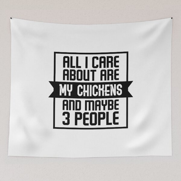 Item preview,  All I Care About Are My Chickens And Maybe 3 People designed and sold by T-shirt For You.