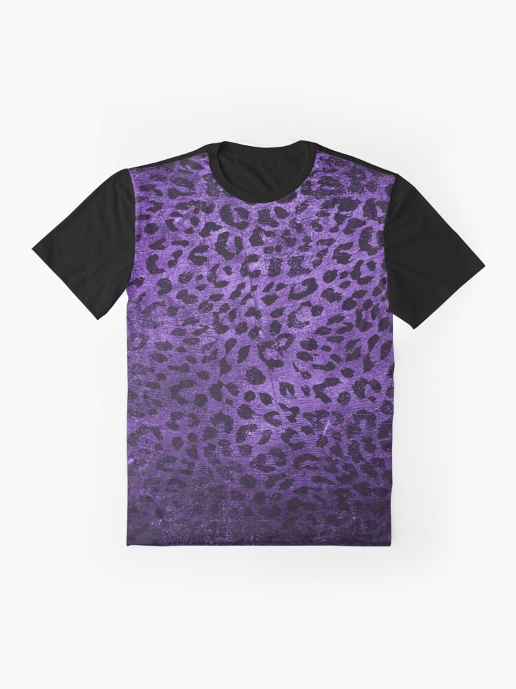 Distressed Purple Leopard Print