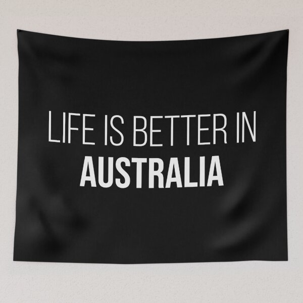 Item preview, Life is better in Australia designed and sold by XCIV.