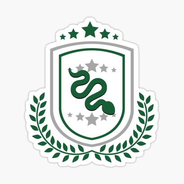 Snake Star Emblem Sticker