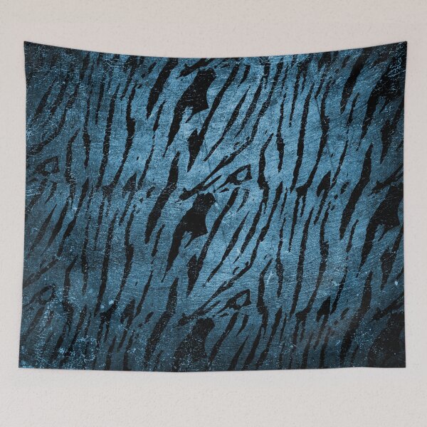 Item preview, Distressed Blue Zebra Print designed and sold by RossWilson12.