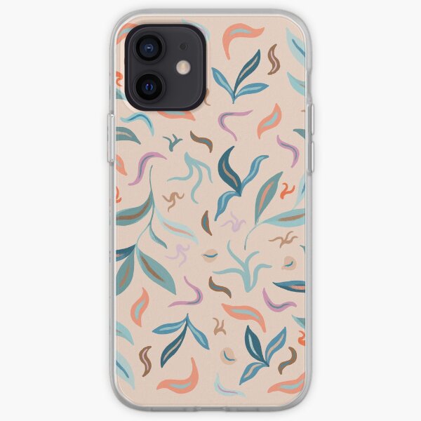Warm Tone Leaves iPhone Soft Case