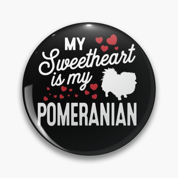 Item preview, My Sweetheart Is My Pomeranian Valentine Dog  designed and sold by PrintexDesigns.