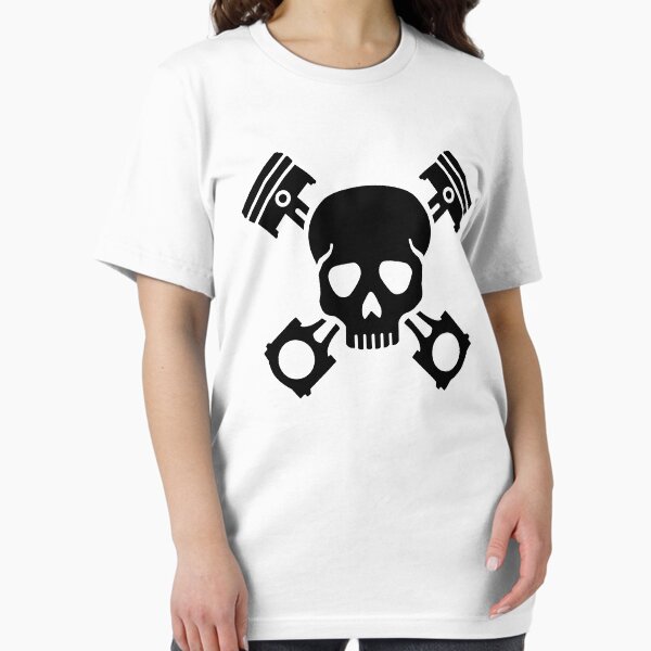 Item preview, Crossed pistons skull designed and sold by Designzz.
