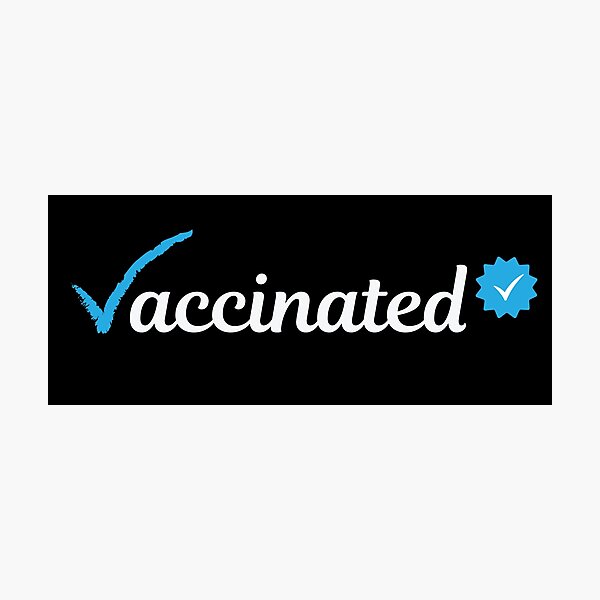 Item preview, Vaccinated Verified Blue Tick designed and sold by GlamOvira.