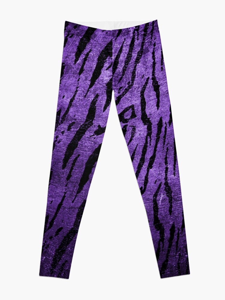 Purple zebra leggings hotsell