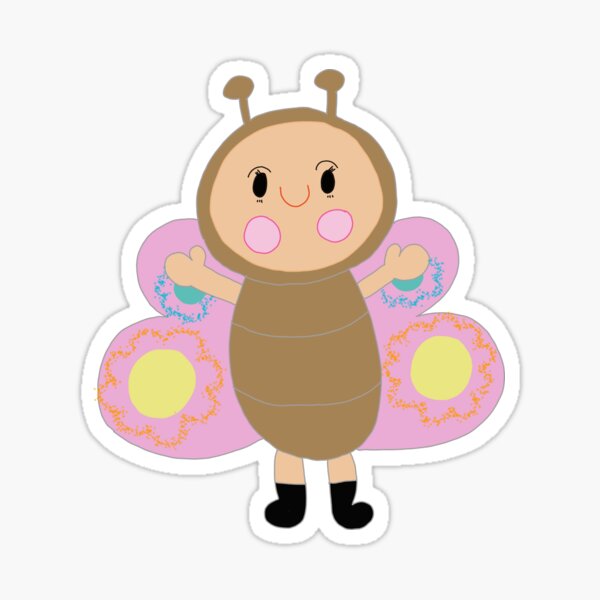 Undercover butterfly Sticker
