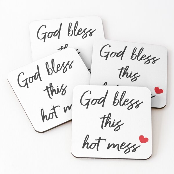 Item preview, God bless/hot mess designed and sold by designbyjodyb.