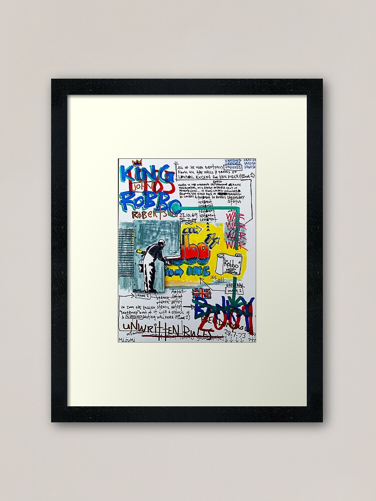 Alternate view of Graffiti War Framed Art Print