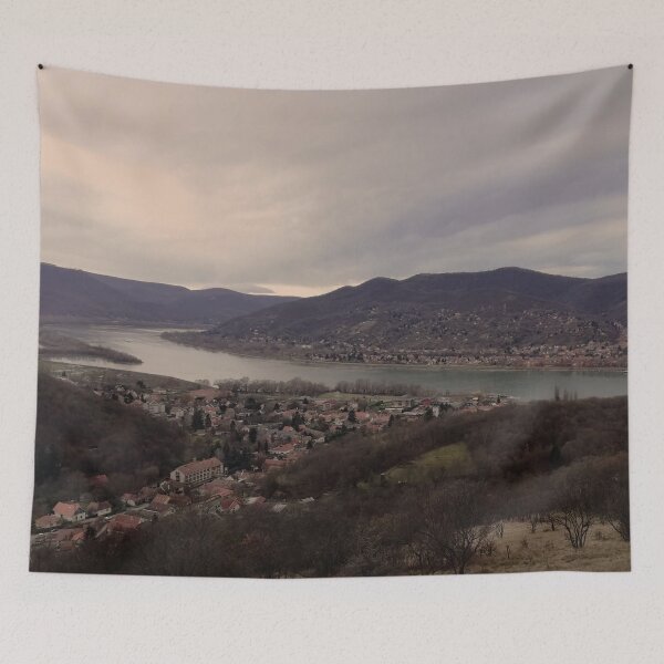 Item preview, View of Visegrad and Nagymaros with the Danube, Hungary designed and sold by Istvan Ocztos.