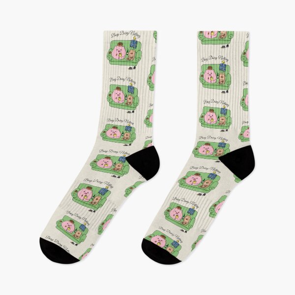 Item preview, Pink Pig Busy Doing Nothing designed and sold by itzzRebecca.