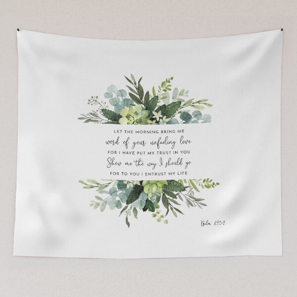 Item preview, Show Me The Way Psalm 143:8 designed and sold by KAMdesignhaus.