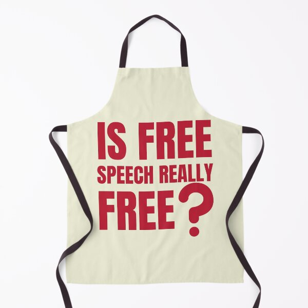 Item preview, Is Free Speech Really Free? - Politics designed and sold by DrawingBoard.