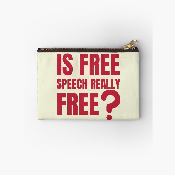 Item preview, Is Free Speech Really Free? - Politics designed and sold by DrawingBoard.