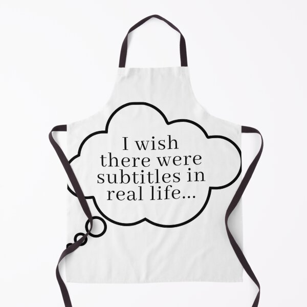 Item preview, I Wish There Were Subtitles in Real Life designed and sold by SaltofEarthArt.