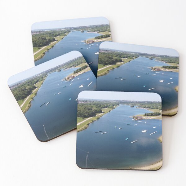 Item preview, Aerial View Of Rother Valley Country Park, Rotherham In 4K designed and sold by CityDroneUK.
