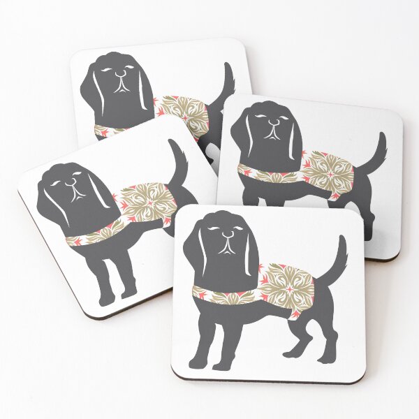 Item preview, Beagle Silhouette Wearing Service Dog designed and sold by MHabeeb.