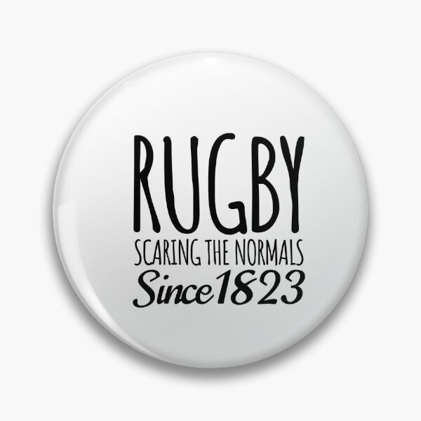 Item preview, RUGBY SCARING THE NORMALS SINCE 1823 designed and sold by Minimalist Quotes and Sayings.