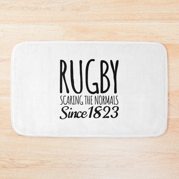 Item preview, RUGBY SCARING THE NORMALS SINCE 1823 designed and sold by Minimalist Quotes and Sayings.