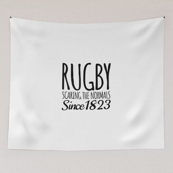 Item preview, RUGBY SCARING THE NORMALS SINCE 1823 designed and sold by Minimalist Quotes and Sayings.