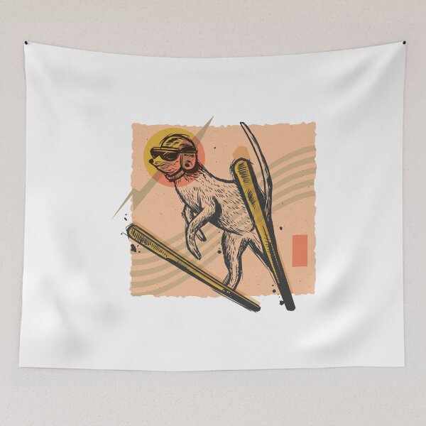 Item preview, Meerkat, ski jumping, ski jumping designed and sold by DerSenat.