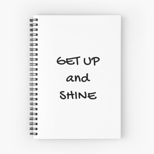 Item preview, Get up and shine, Persistence, Motivational quote designed and sold by cyhdesign.