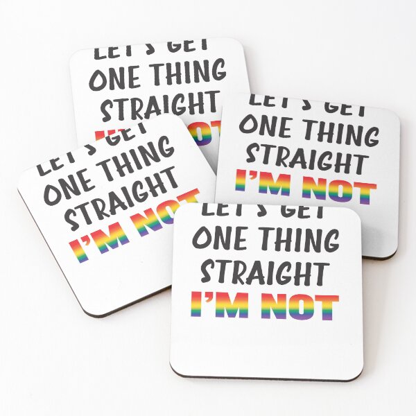 Item preview, I'm Not Straight - Gay, Lesbian, Bisexual Pride designed and sold by RoguePixel.