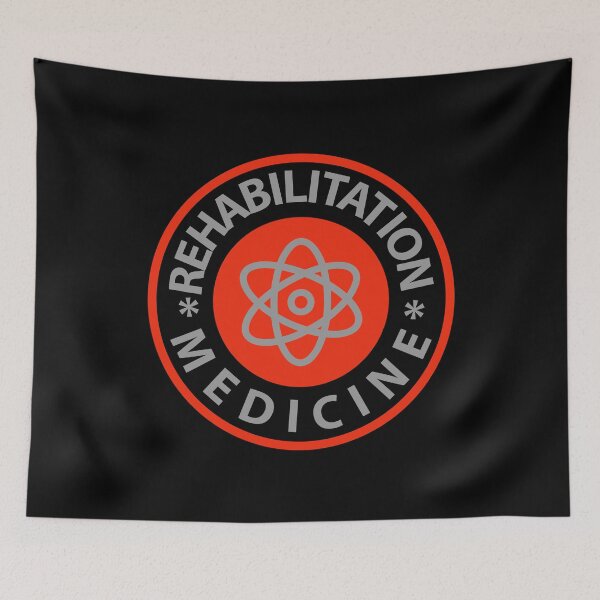 Item preview, rehabilitation medicine logo designed and sold by doctors-apparel.