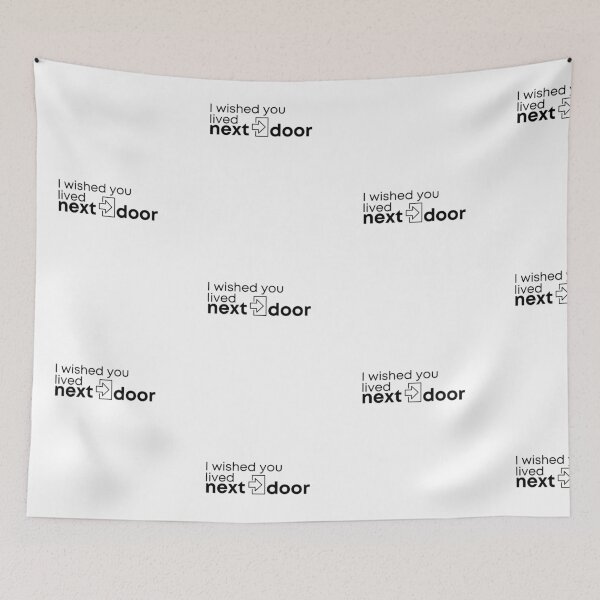Item preview, I wished you lived next door Collection, A gift for best friend. designed and sold by Myartbeyours.