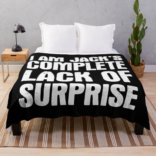 Aperçu de l'œuvre Je suis le manque total de surprise de Jack créée et vendue par SimplyNewDesign.