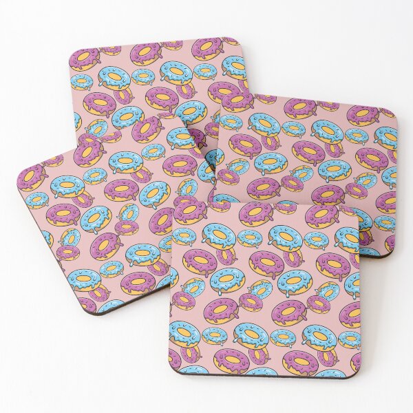 Item preview, Donuts candy sweet pink and blue pastel pattern  designed and sold by ivaostrogonac.